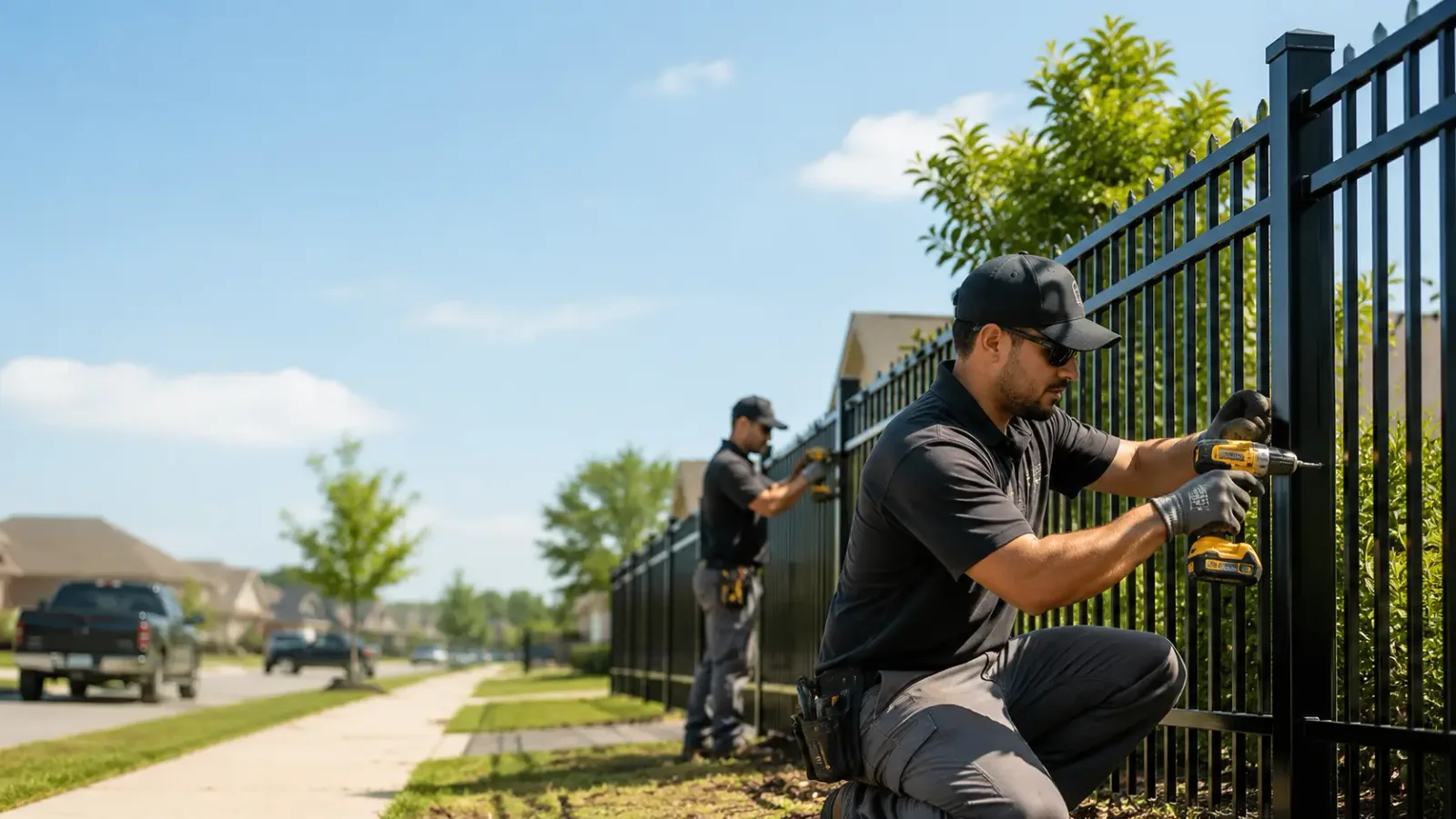 Metal Fence Installation in East China, MI